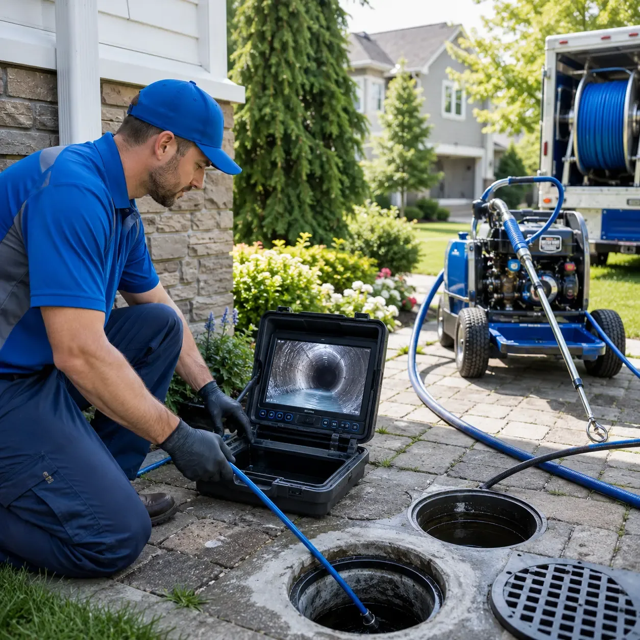 Outdoor drain cleaning professionals serving Fourmile, KY